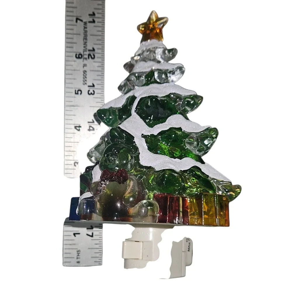 Christmas Tree Night Light‎ Teddy Bear Gifts Plug In Holiday Decor